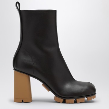 Shore dark brown leather boot