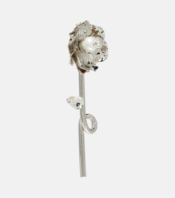 Simone Rocha Crystal-embellished faux pearl earrings