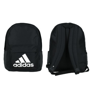adidas 後背包-雙肩包 肩背包 愛迪達 22.5l 黑白
