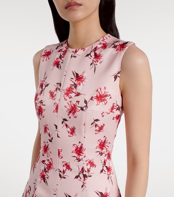 Emilia Wickstead Mara floral faille taffeta midi dress