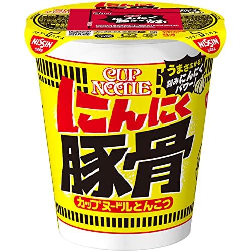 日清食品 カップヌードル にんにく豚骨 [うまさ広がる刻みニンニク] 79g ×20個