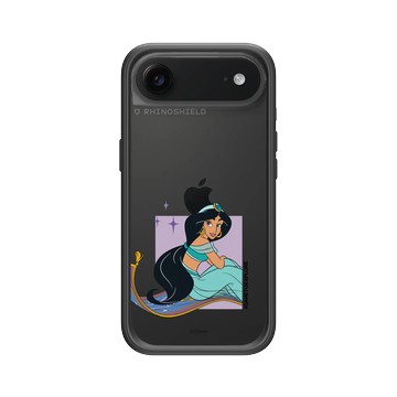 iPhone Air Mod NX -邊框背蓋組合 (相機按鈕) 黑 - 迪士尼-公主系列 Disney Princess - 公主專屬系列-阿拉丁 茉莉公主