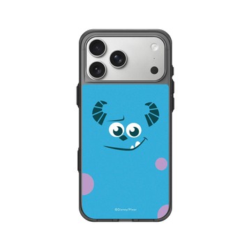 iPhone 17 Pro Max Clear (相機按鈕) 酷墨灰 - 迪士尼-皮克斯 PIXAR - 大臉毛怪