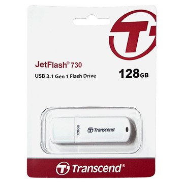 Transcend 創見 隨身碟 JF730 USB 3.1 Gen 1 超大存儲空間  1個  128GB