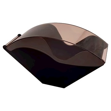 下村企販 咖啡濾紙盒 - 可存放100張  16.5 x 7.3 x 17.5cm  黑色  1個