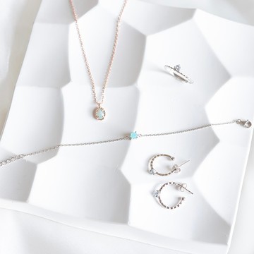 天然寶石925純銀飾品福袋 飾品2件組 福袋 Goody Bag