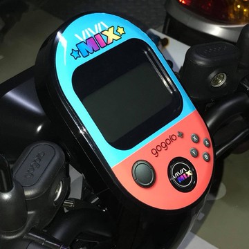 GOGORO MIX 車用 字樣造型螢幕膜 Set Viva mix / viva XL 適用  Switch框 經典  1個