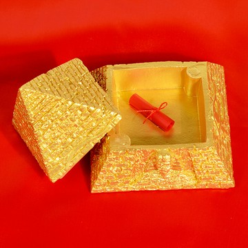 古埃及大小聚能量金字塔尋龍尺風水鎮宅考古模型擺件水脈儀地靈尺 雙11全館免運