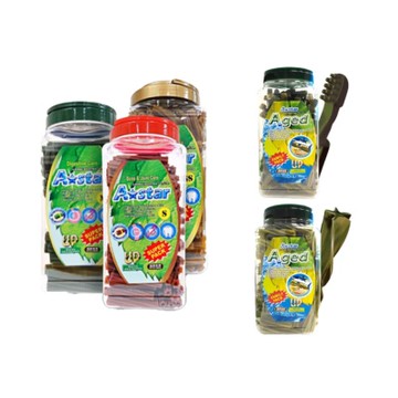 A☆Star -1900g 五星/雙刷高齡犬/多效螺旋五星棒/空心六星棒/亮白雙頭 潔牙骨系列 超大桶裝 ★