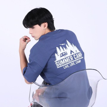 【CREEPS】Summer Camp 寬鬆重磅印花T恤 210g