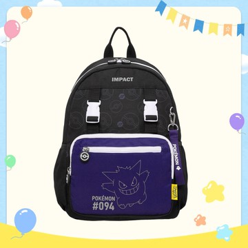 《活動價》【IMPACT】怡寶兒童後背包 |寶可夢耿鬼(大)-黑色IMQPKM009BK