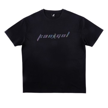 KANGOL 短袖 短T 黑 炫光LOGO 休閒 上衣 男 6325102920