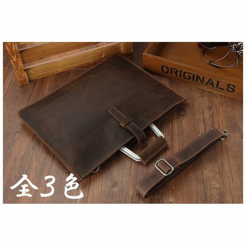 本革 ビジネスバッグ メンズ ブリーフケース レザー ショルダーバッグ 軽い 牛革 軽量 茶色 黒 ヌメ革 2way 書類かばん おしゃれ 安い 薄い スリム 丈夫 通販 Lineポイント最大0 5 Get Lineショッピング