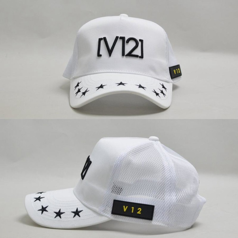 V12 メンズ ゴルフキャップ キャップ 帽子 FRONT STAR MESH CAP メンズ