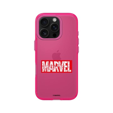 iPhone 16 Pro Clear 粉漾桃 - 迪士尼-漫威 Marvel - 漫威Logo-紅色標誌