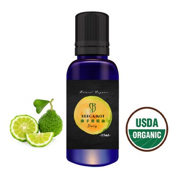 simple beauty健康美人 有機單方佛手柑15ml(安眠、淡香水、放鬆身心、舒緩緊繃)