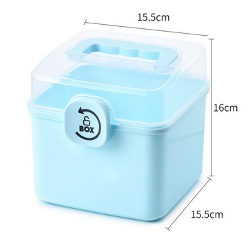 醫藥箱 急救箱 家用藥箱 藥箱家庭裝家用大容量多層醫藥箱收納箱便攜式醫療應急藥品收納盒【MJ21606】
