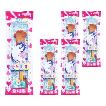 X Chew 愛可嚼 愛的小手 狗零食 鮭魚棒棒 55g  5支