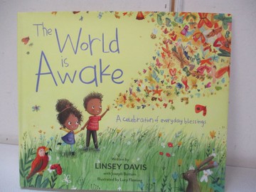 【書寶二手書T2／少年童書_SA5】The World Is Awake: A Celebration of Everyday Blessings_Davis, Linsey/ Bottum, Joseph (CON)/ Fleming, Lucy (ILT)
