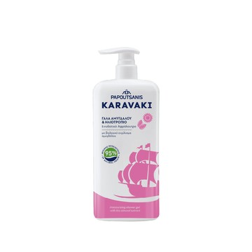 Papoutsanis 愛琴帆船有機杏仁&向日葵保濕沐浴露 750mL