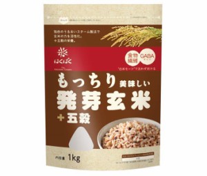 はくばく もっちり美味しい 発芽玄米 五穀 1kg×6袋入×(2ケース)｜ 送料無料