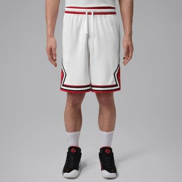 NIKE AS M J DF SPT 9 DMND SHORT 男 短褲 運動褲 喬丹 速乾 白紅-IF5833100