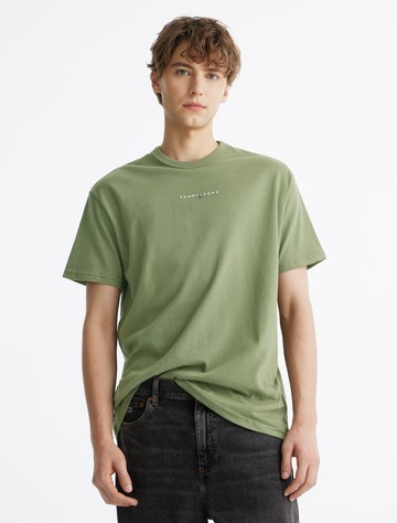 標誌刺繡寬鬆 T 恤