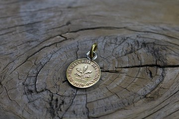 硬幣墜子-德國/10芬尼/1950年