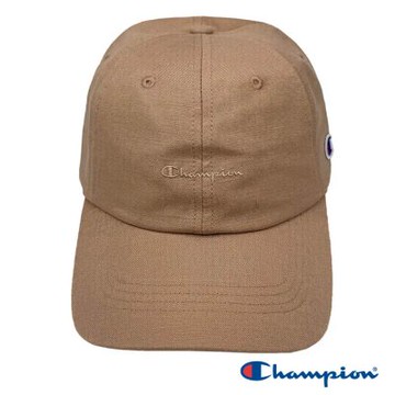 Champion 官方直營 中性 HY LOGO刺繡棒球帽-摩卡色(181-0354-PINK)