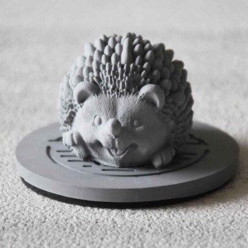 官田烏金 刺蝟擴香石(含底座) + 天然精油399款/擴香石/精油擴香/室內擴香