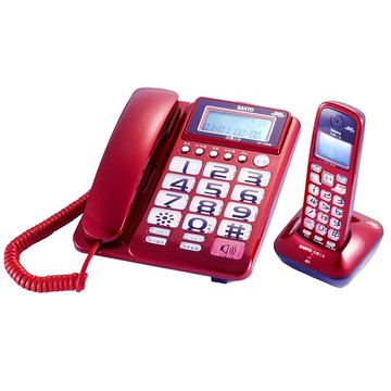 SANLUX 台灣三洋 (dct-8908)三洋數位子母電話  1入  dct-8908