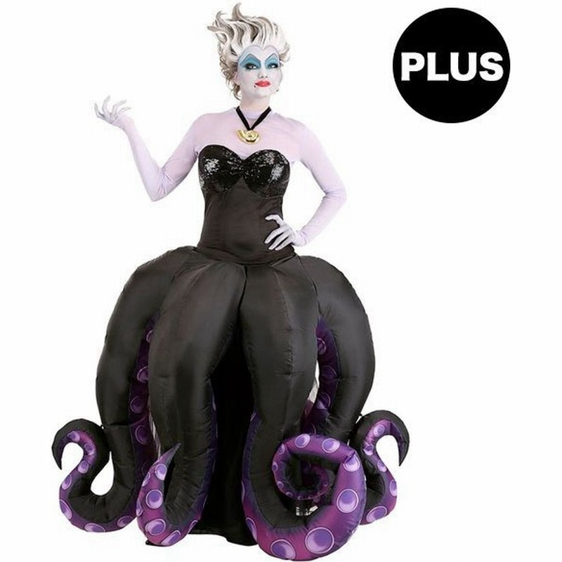 アースラ コスプレ 大人 大きいサイズ プラス プレステージ コスチューム リトルマーメイド ヴィランズ 通販 Lineポイント最大get Lineショッピング