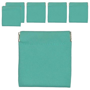 收納包 6個  8 x 7.5cm  莫藍迪藍