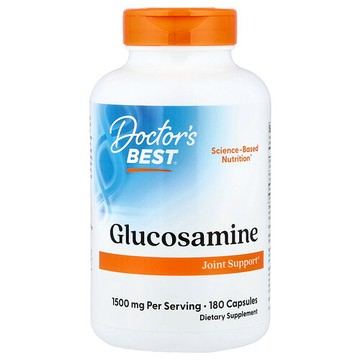 Doctor's Best, 殼糖胺，180 粒膠囊（每粒膠囊 750 毫克）