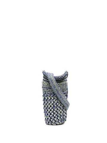 Sunnei - knitted shoulder bag - unisex - Cotton/Nylon - One Size - Blue