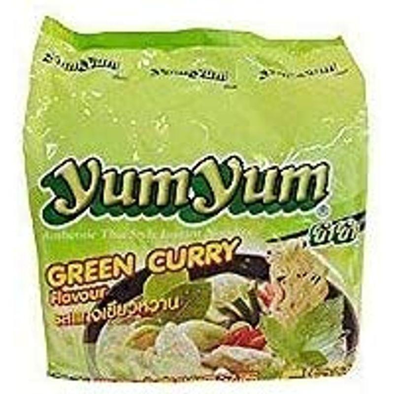 トムヤムインスタントラーメン グリーンカレー味 ヤムヤムYUMYUM GREEN CURRY 5個入り