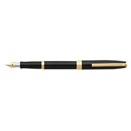 シェーファー Sheaffer Sagaris,Fluted Gold Toneキャップandバレル,ボールペン