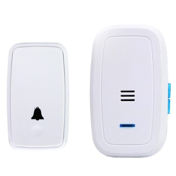 免電池無線門鈴 多首音樂可選 LED指示燈 遠距離傳輸  1入