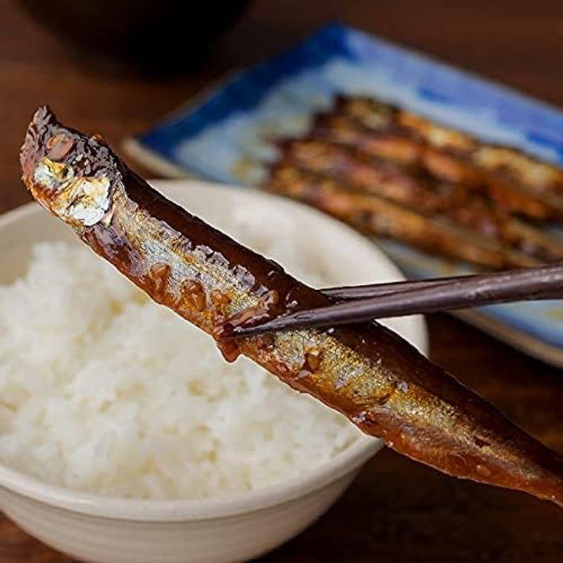 北海道小樽の味 ししゃも甘露煮 90g シシャモ甘露煮 香ばしさと甘いタレの絶妙なうま味が食欲をそそる柳葉魚のかんろに