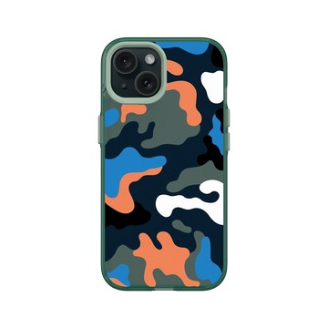 iPhone 15 Clear 憂墨綠 - Camouflage / 迷彩 - M1929熱帶迷彩