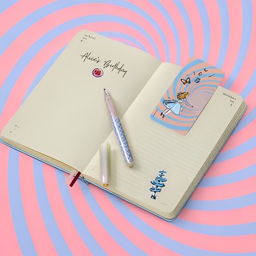 2026-2027 MOLESKINE x 愛麗絲夢遊仙境限量 18個月週記手帳  L型