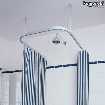 【U型弧形】窗簾軌道 鋁合金軌道 隔斷簾軌道 窗簾杆 窗簾配件 美容院醫院隔簾 試衣間軌道 免打孔安裝 靜音順滑