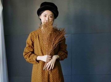 歐洲雜貨-黑色毛皮復古卷邊平頂紳士禮帽