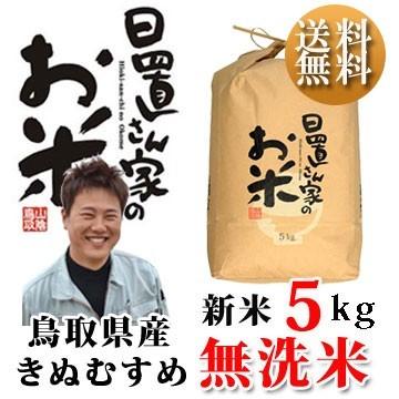 新米 令和5年度産 鳥取県産 きぬむすめ 5kg 無洗米 日置さん家のお米シリーズ 送料無料