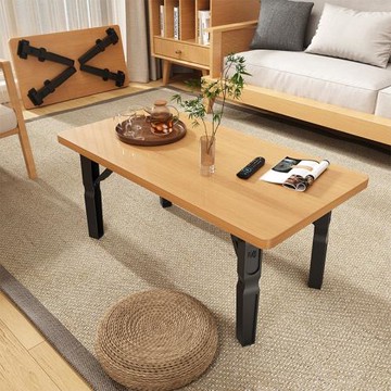 客廳茶幾小戶型可折疊方桌日式家用地桌簡易吃飯矮桌宿舍床上書桌
