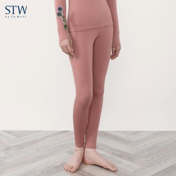 STW加絨秋褲女內穿線褲襯褲單件棉毛褲美體修身打底褲加厚保暖褲