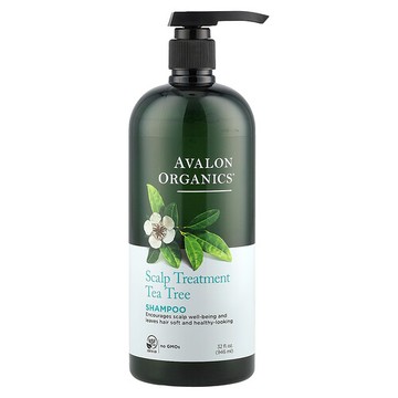 Avalon Organics, 頭皮護理洗髮精，茶樹，32 液量盎司（946 毫升）