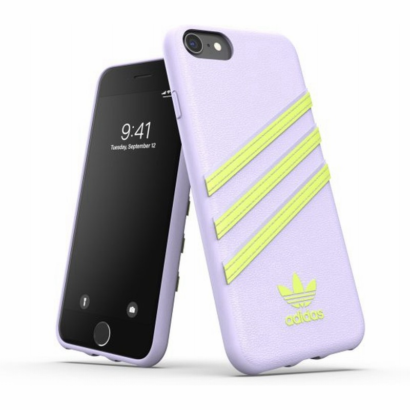 Adidas アディダス Iphone Se 第2世代 6 6s 7 8 ケース 耐衝撃 Tpu Samba サンバ パープルティント ハイレゾイエロー ロゴ おしゃれ ブランド 通販 Lineポイント最大0 5 Get Lineショッピング