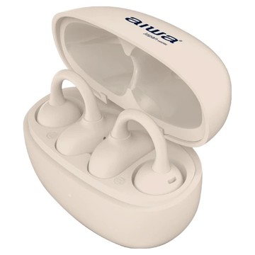 aiwa 愛華 耳夾式真無線藍牙耳機  象牙白  AT-H06 EDGE