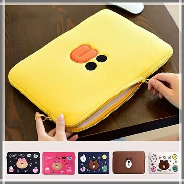 人氣超夯 筆電包 筆記型 電腦包 Mac Apple 蘋果 華碩 Asus Line 熊大 莎莉 卡通 內膽包